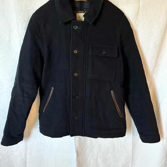 BILLY REID Men's Blue Wool Blend Jacket. Made in Italy. Size Medium. - Picture 4 of 14